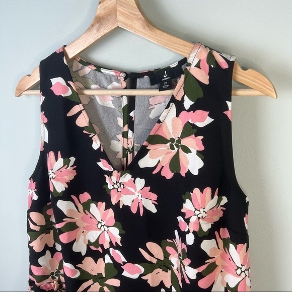 Jason Wu Floral V-Neck Sleeveless Top Blouse - Picture 2 of 11